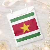Suriname vlag bedankzakje (Geknipt)