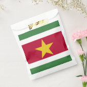 Suriname vlag bedankzakje (Gezegeld)