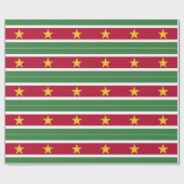 Suriname Vlag Cadeaupapier (Vlak)