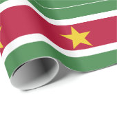 Suriname Vlag Cadeaupapier (Rol Hoek)