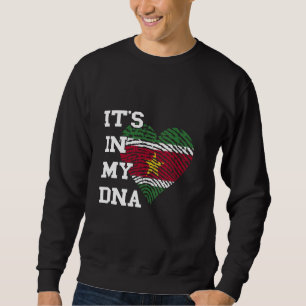 Suriname Vlag Het Zit In Mijn DNA Hart Surinaamse Trui