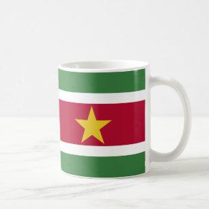 Suriname Vlag Keramische Koffie Mok
