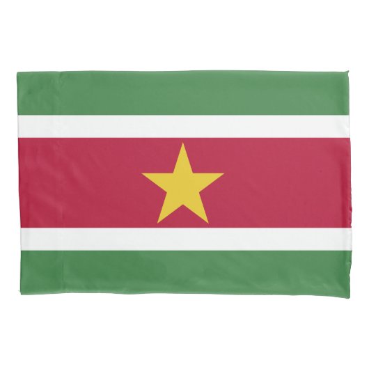 Suriname Vlag Kussensloop (Voorkant)