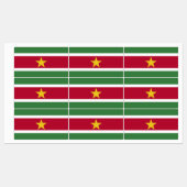 Suriname Vlag Labels (Vel)