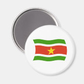 Suriname Vlag Magneet (Voorkant / Achterkant)