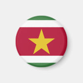 Suriname vlag magneet (Voorkant)