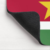 Suriname Vlag Muismat (Hoek)