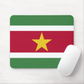 Suriname Vlag Muismat (Met muis)