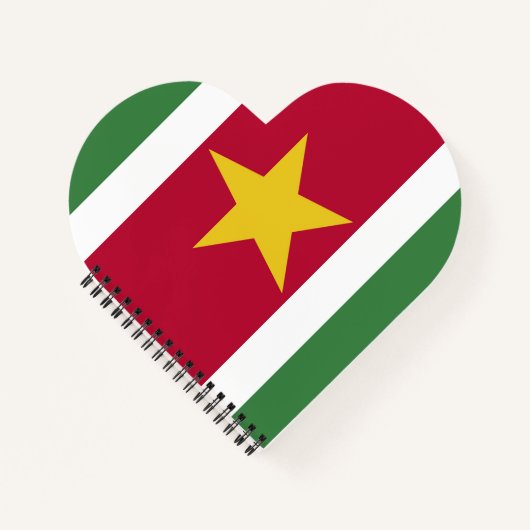 Suriname vlag notitieboek (Voorkant)