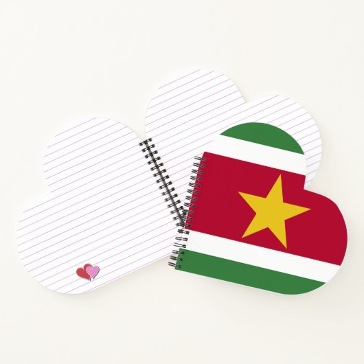 Suriname vlag notitieboek (Binnen)