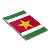 Suriname vlag notitieboek (Rechterzijde)