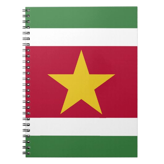 Suriname vlag notitieboek (Voorkant)