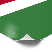 Suriname Vlag Perfect Poster (Hoek)