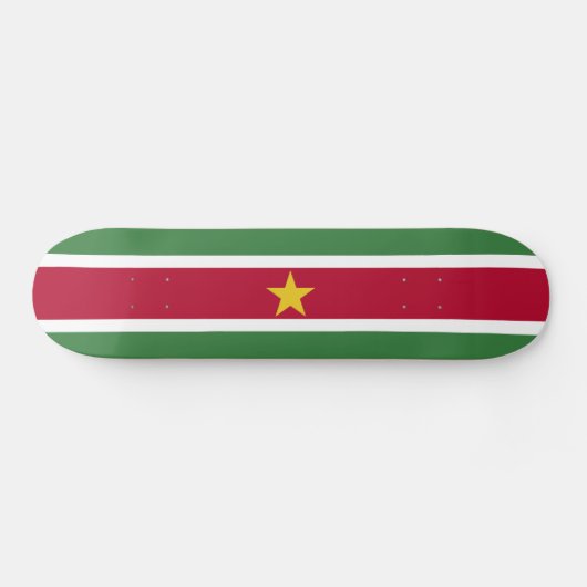 Suriname Vlag Persoonlijk Skateboard (Horizontaal)