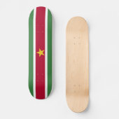 Suriname Vlag Persoonlijk Skateboard (Voorkant)