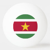 Suriname Vlag Pingpongbal (Achterkant)