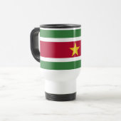 Suriname Vlag Reisbeker (Voorkant links)