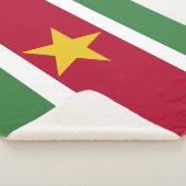 Suriname Vlag Sherpa Deken (3/4)