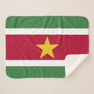 Suriname Vlag Sherpa Deken