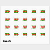 Suriname Vlag Sticker (Vel)