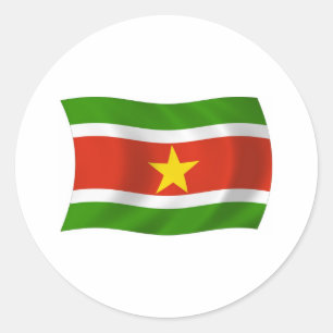 Suriname Vlag Sticker