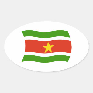 Suriname Vlag Sticker