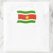 Suriname Vlag Sticker (Tas)