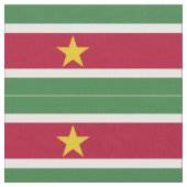 Suriname Vlag Stof (Close Up)