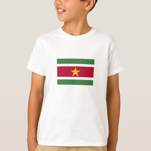 Suriname Vlag T-shirt (Voorkant)