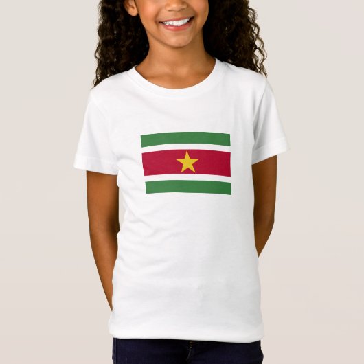 Suriname Vlag T-shirt (Voorkant)