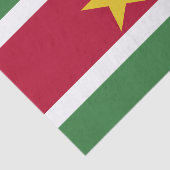 Suriname Vlag Tissuepapier (Detail)