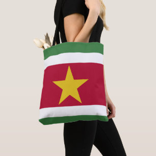 Suriname vlag tote bag