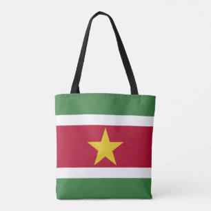 Suriname Vlag Tote Bag