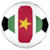Suriname Vlag Voetbal (Gedraaid)