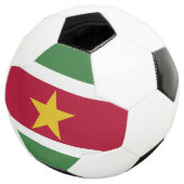 Suriname Vlag Voetbal (Drie kwart)