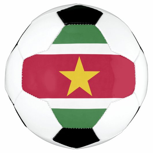 Suriname Vlag Voetbal (Voorkant)