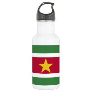 Suriname vlag waterfles 