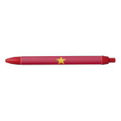 Suriname Vlag Zwarte Inkt Pen (Voorkant)