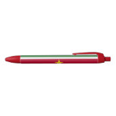Suriname Vlag Zwarte Inkt Pen (Bovenkant)