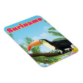 Suriname Zuid-Amerikaans paradijs reisposter Magneet (Rechterzijde)