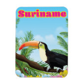 Suriname Zuid-Amerikaans paradijs reisposter Magneet (Verticaal)