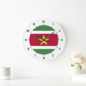 Surinamese flag grote klok (Huis)