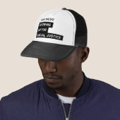 SURJ San Diego Logo Draag Trucker Pet (In situ)