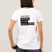 SURJ San Diego White Women's T-shirt (Achterkant)