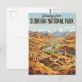 Surkhan Nationaal Park Oezbekistan Briefkaart (Voorkant / Achterkant)