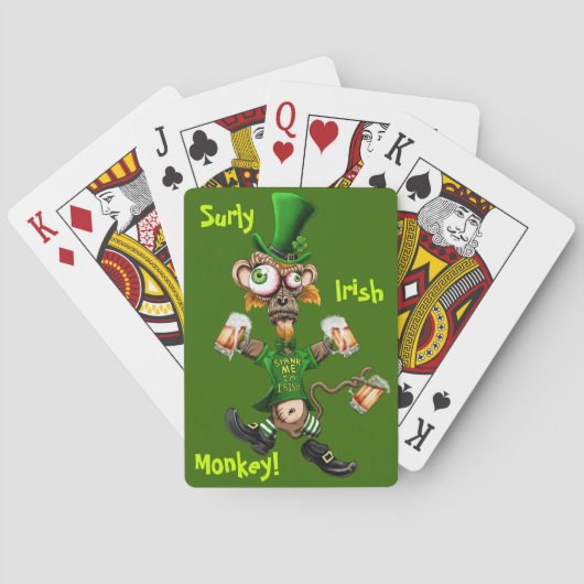 Surly Irish Monkey Pokerkaarten (Achterkant)