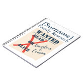 [Surname] Family Research (Wanted Poster) Notitieboek (Linkerzijde)