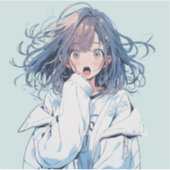 Surprise | 東京娘 GenerartiveAI シール Sticker (Voorkant)