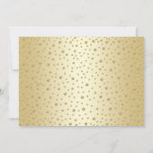 Surprise 10e verjaardag met Foto Goud Elegant Kaart (Achterkant)