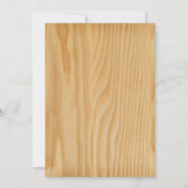 Surprise 18th Birthday Rustic Wood Kaart (Achterkant)